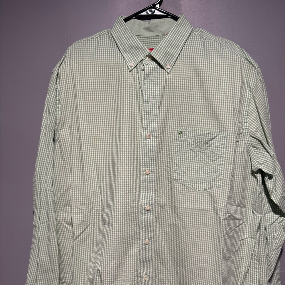 Green Checkered Men's Shirt